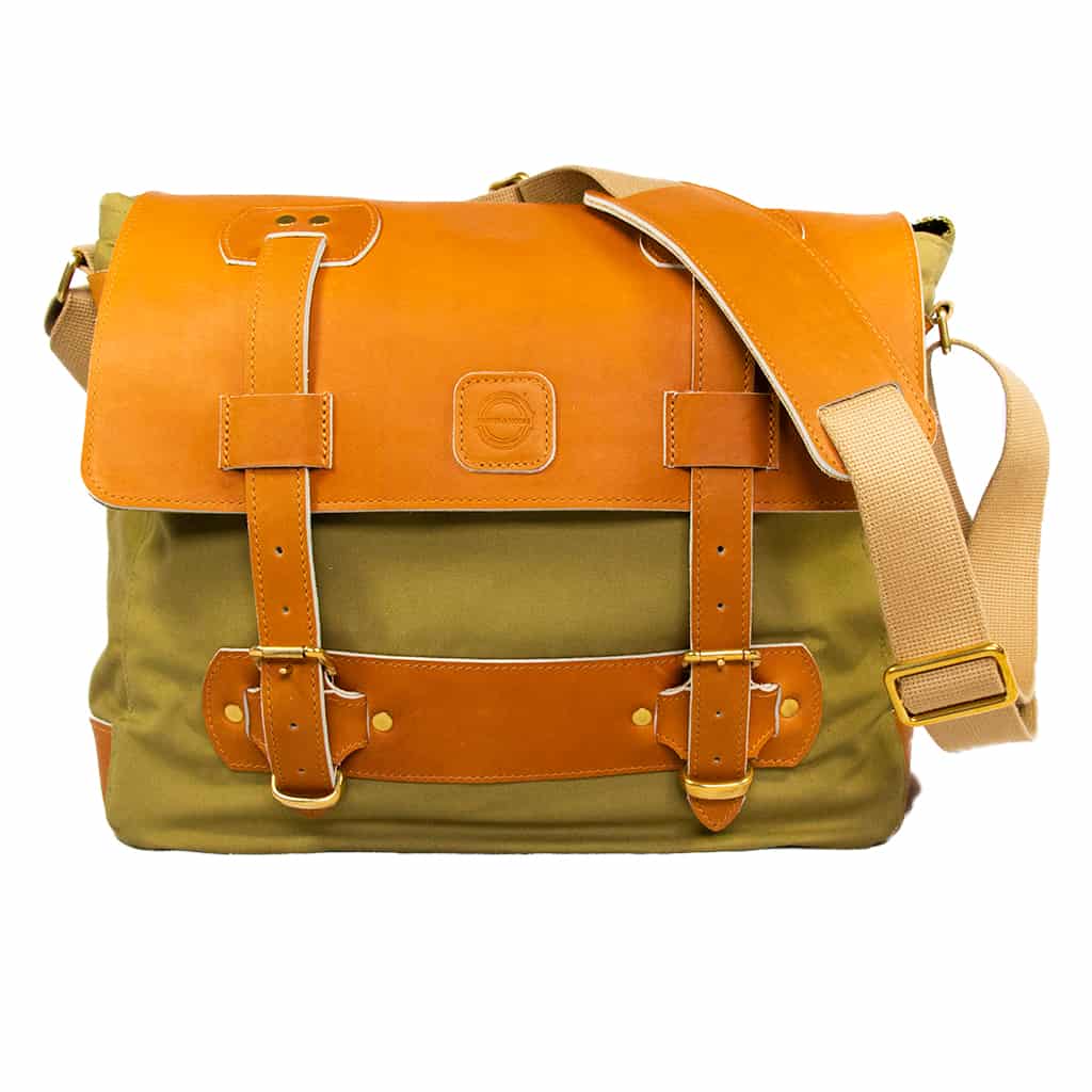 Leather despatch bag clearance