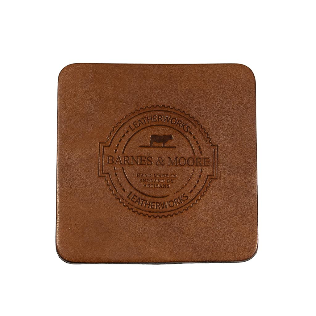 Handmade Leather Coasters Leather Coaster Set