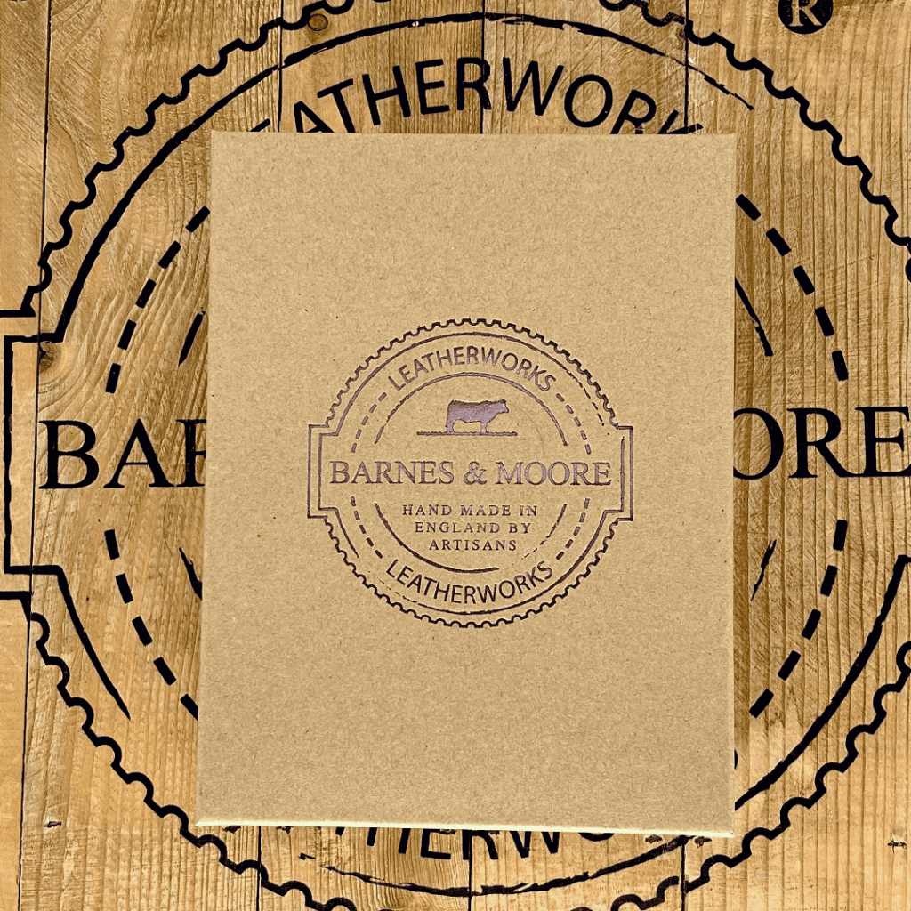 Leather Sportsman Mid Wallet with solid silver hardware