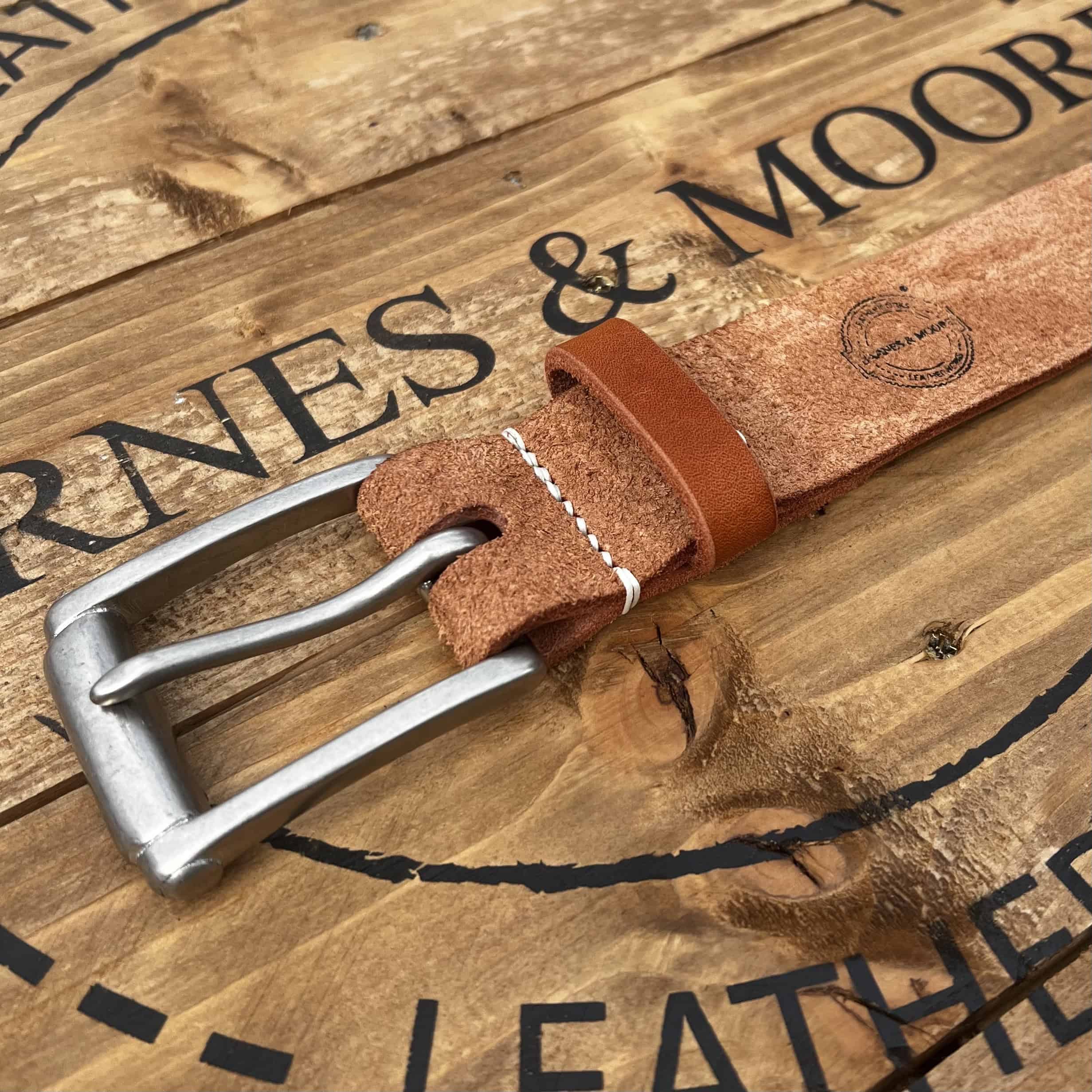 Garrison Tochigi Roughout Belt - Tan