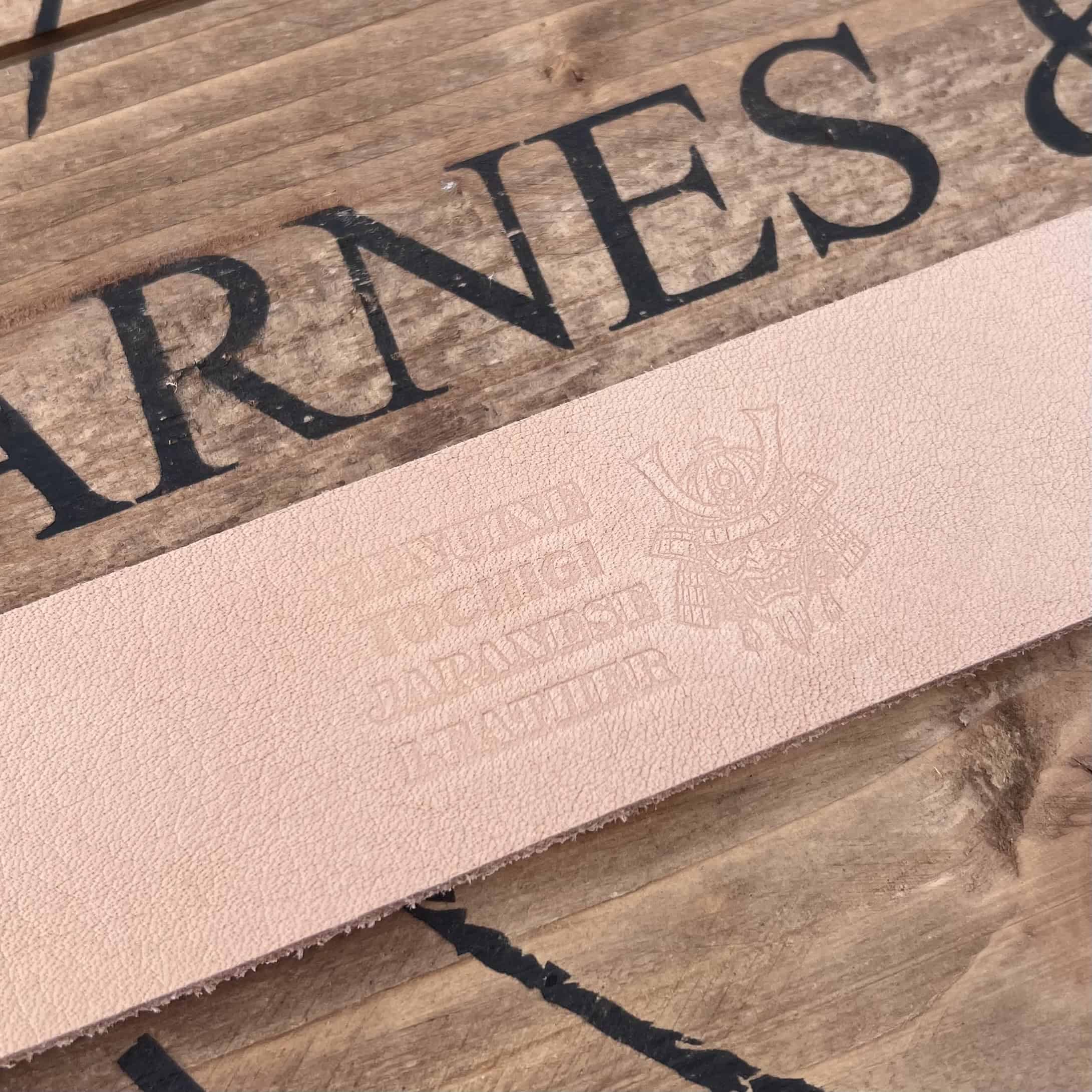 Submariner Tochigi Roughout Belt - Natural