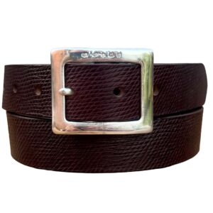 Rigger Belt - Silver Series: Oxblood